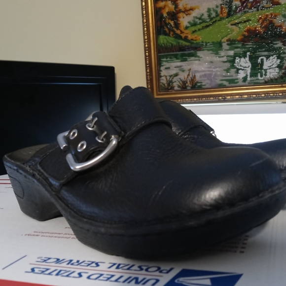 👡Born leather heeled mules Handcrafted👢Footwear,Nice Condition,Gift It. 🎁 - Picture 5 of 12